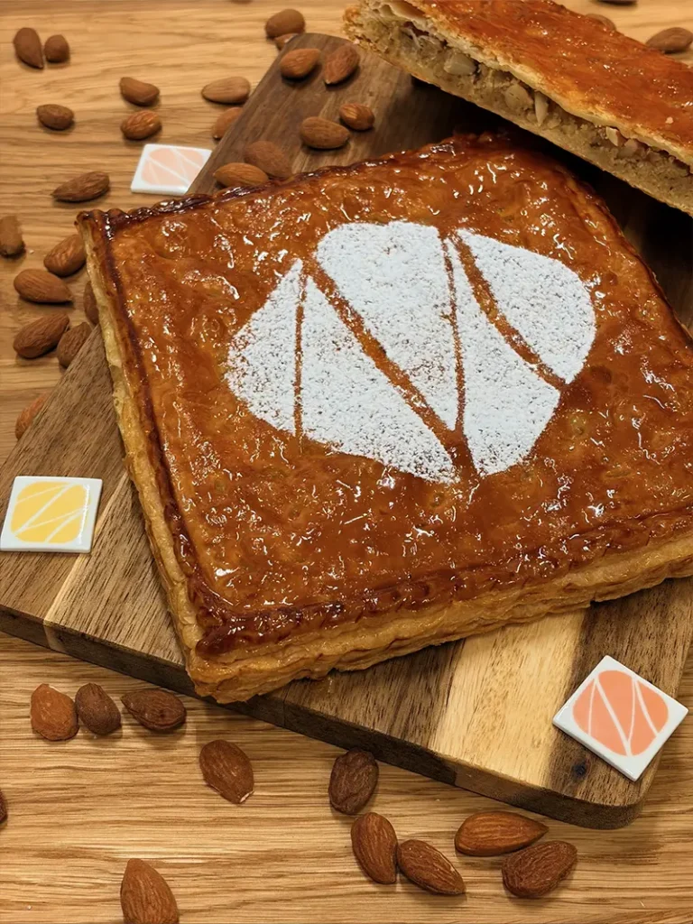Galette des rois classique chez Mosaïque Pâtisserie à Lyon 2